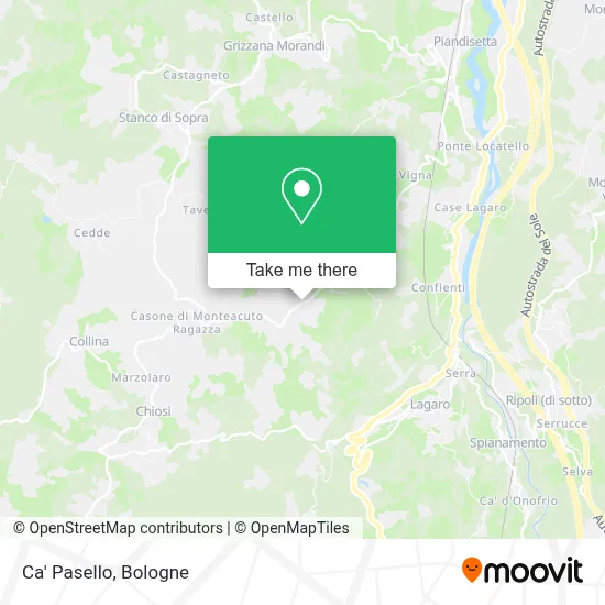 Ca' Pasello map