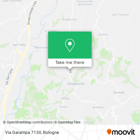 Via Garampa 7130 map