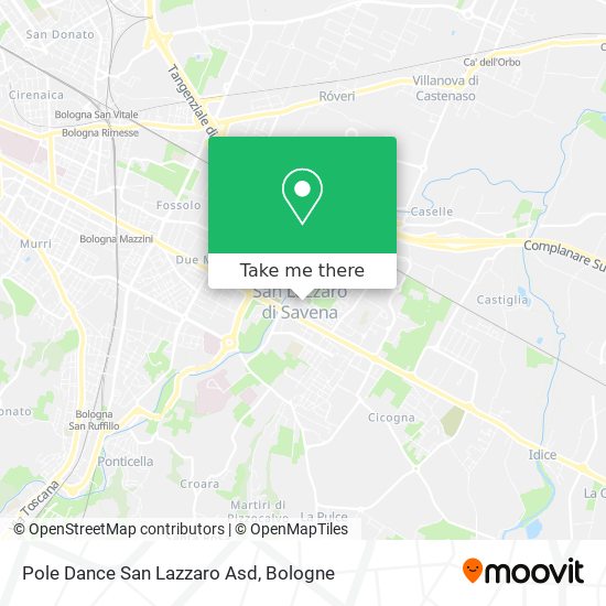 Pole Dance San Lazzaro Asd map