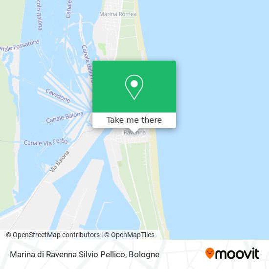 Marina di Ravenna Silvio Pellico map