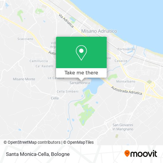 Santa Monica-Cella map