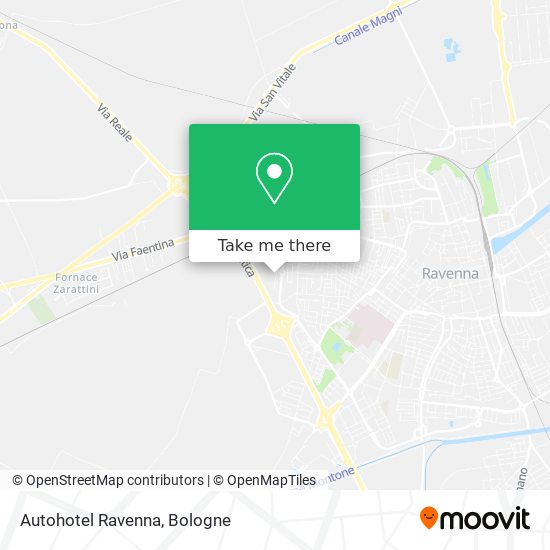 Autohotel Ravenna map