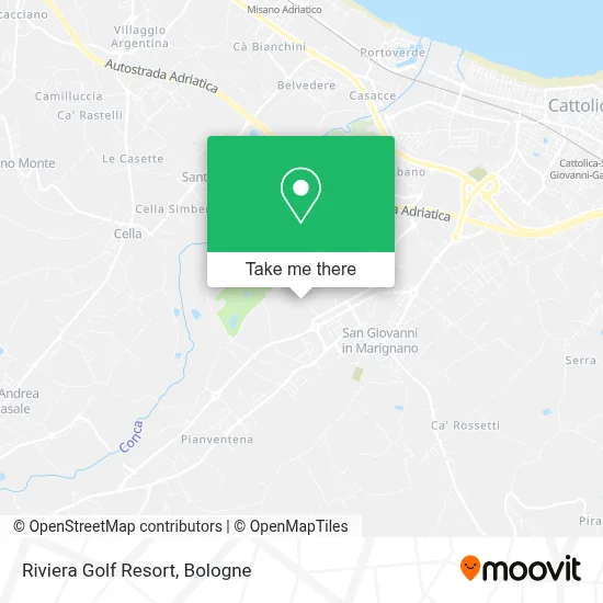 Riviera Golf Resort map