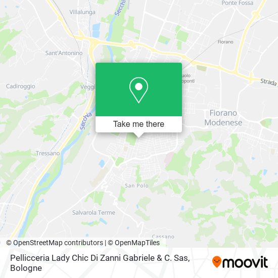 Pellicceria Lady Chic Di Zanni Gabriele & C. Sas map