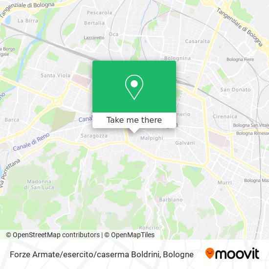 Forze Armate / esercito / caserma Boldrini map