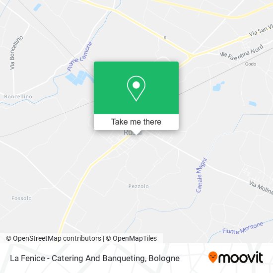La Fenice - Catering And Banqueting map