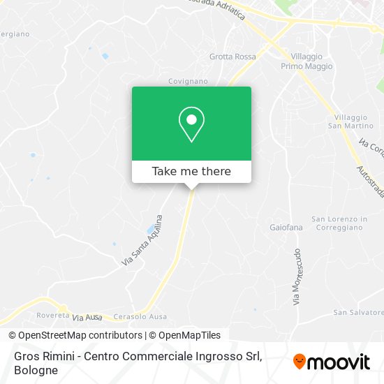 Gros Rimini - Centro Commerciale Ingrosso Srl map