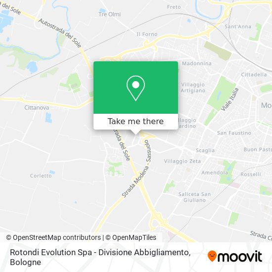 Rotondi Evolution Spa - Divisione Abbigliamento map
