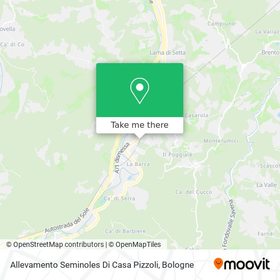 Allevamento Seminoles Di Casa Pizzoli map