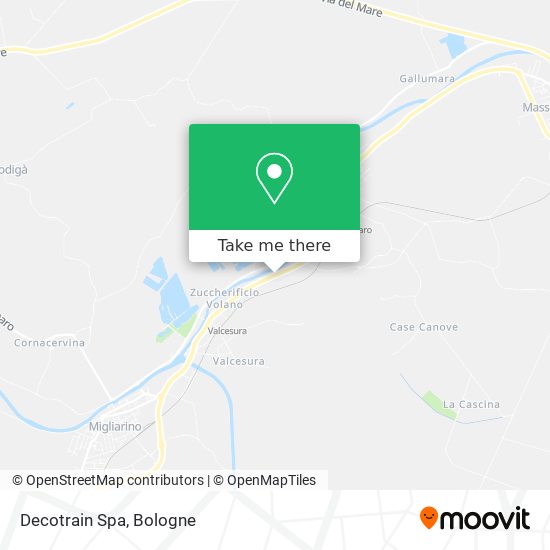 Decotrain Spa map