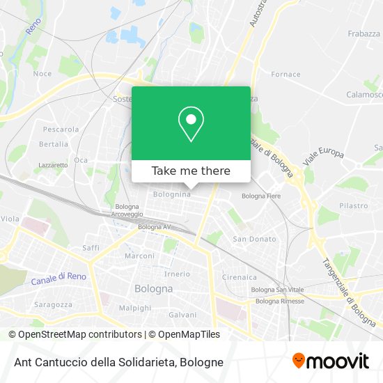 Ant Cantuccio della Solidarieta map
