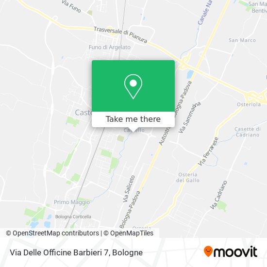 Via Delle Officine Barbieri 7 map