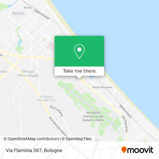 Via Flaminia 387 map