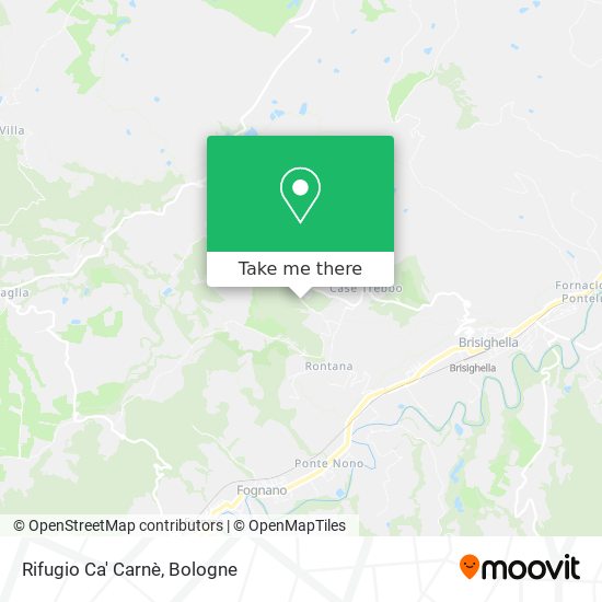 Rifugio Ca' Carnè map