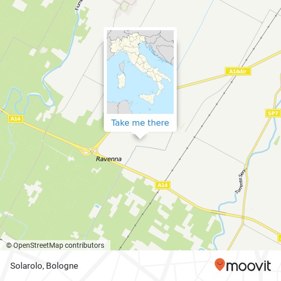 Solarolo map