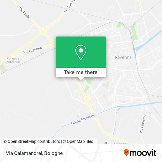 Via Calamandrei map