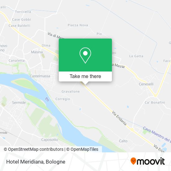 Hotel Meridiana map