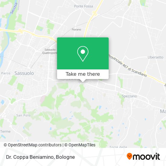 Dr. Coppa Beniamino map