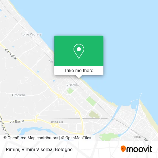 Rimini, Rimini Viserba map