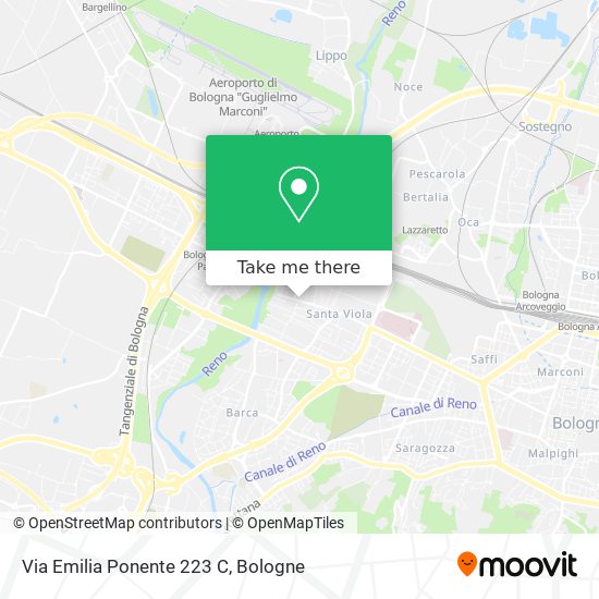 Via Emilia Ponente 223 C map