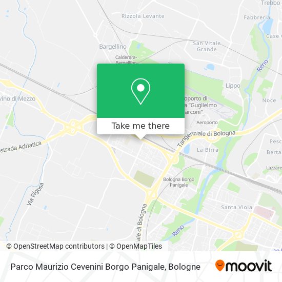 Parco Maurizio Cevenini Borgo Panigale map