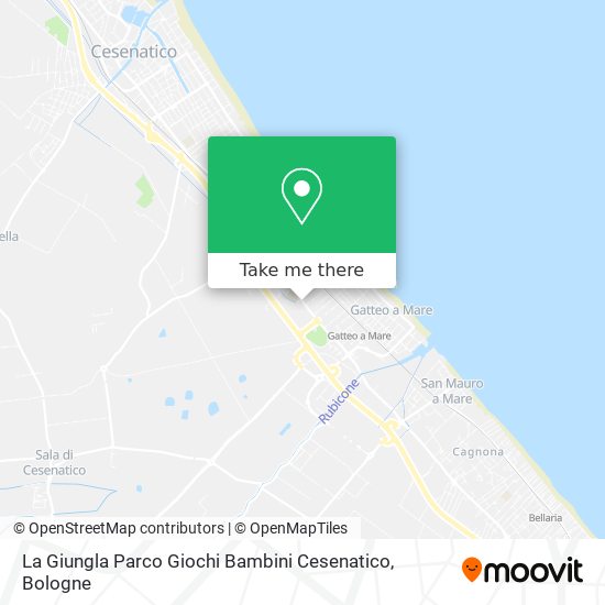 La Giungla Parco Giochi Bambini Cesenatico map