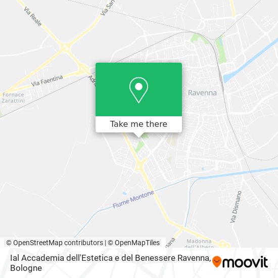 Ial Accademia dell'Estetica e del Benessere Ravenna map