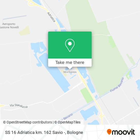 SS 16 Adriatica km. 162 Savio - map