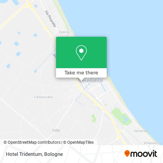 Hotel Tridentum map