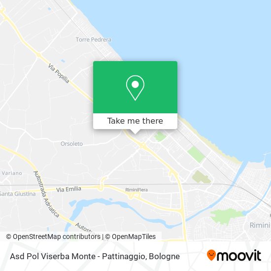 Asd Pol Viserba Monte - Pattinaggio map