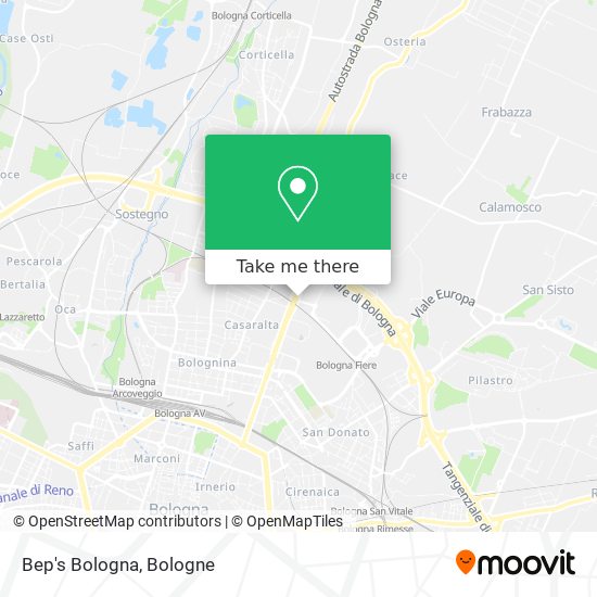 Bep's Bologna map
