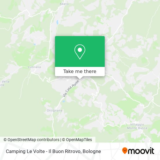 Camping Le Volte - Il Buon Ritrovo map