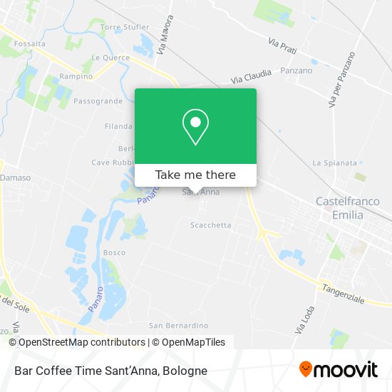 Bar Coffee Time Sant’Anna map