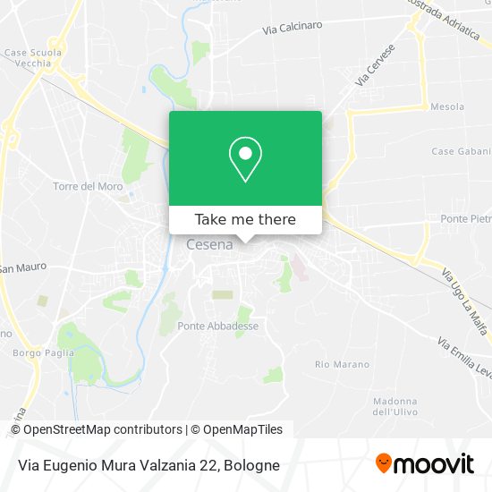 Via Eugenio Mura Valzania 22 map