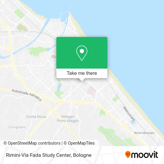 Rimini-Via Fada Study Center map