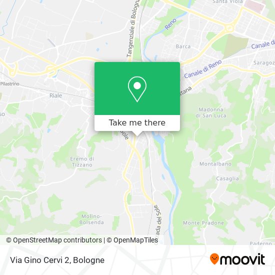 Via Gino Cervi  2 map