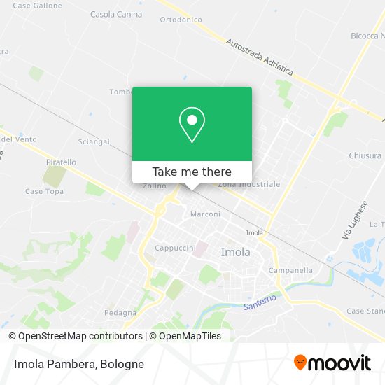 Imola Pambera map