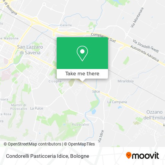 Condorelli Pasticceria Idice map