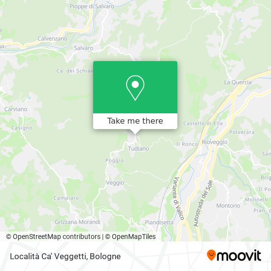 Località Ca' Veggetti map