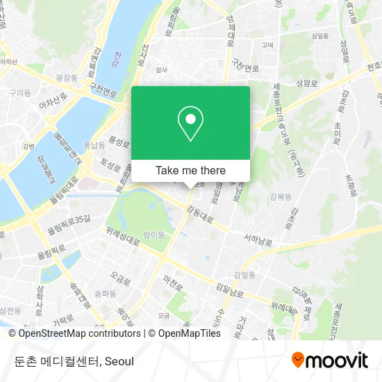둔촌 메디컬센터 map