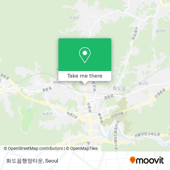 화도읍행정타운 map