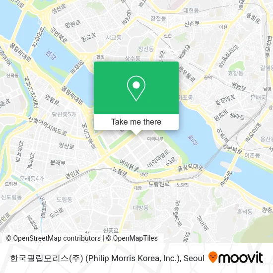한국필립모리스(주) (Philip Morris Korea, Inc.) map