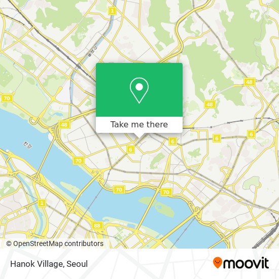 Hanok Village map