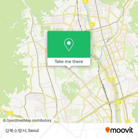 강북소방서 map