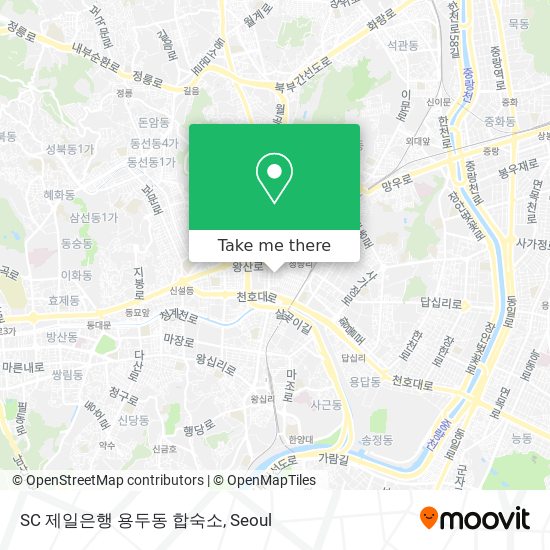 SC 제일은행 용두동 합숙소 map