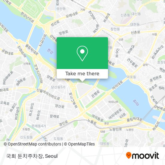 국회 둔치주차장 map