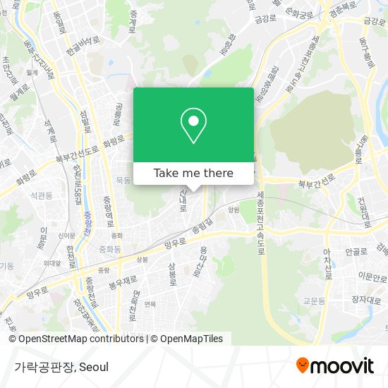 가락공판장 map