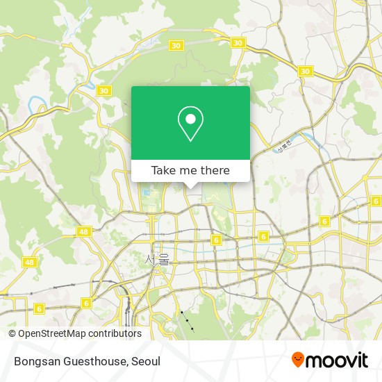 Bongsan Guesthouse map