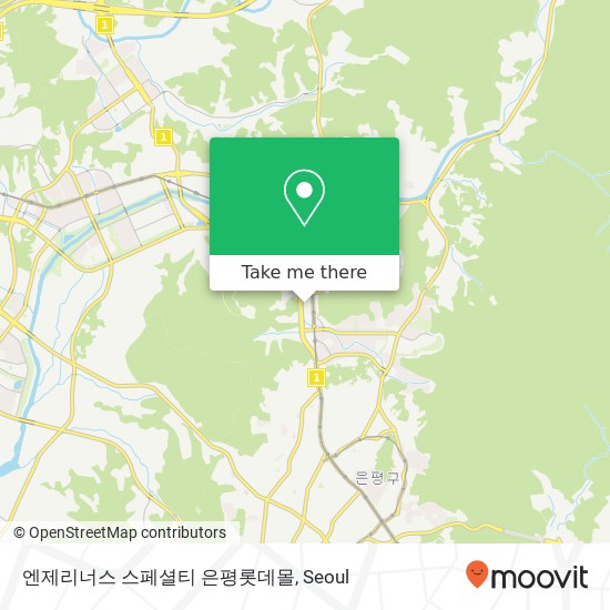 엔제리너스 스페셜티 은평롯데몰 map