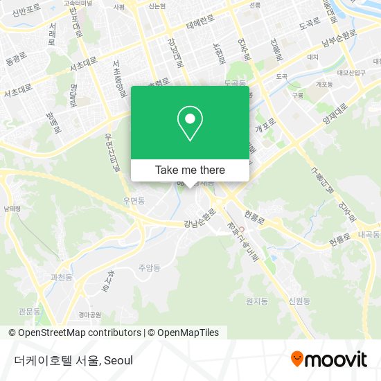 더케이호텔 서울 map